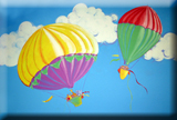 Balloon Mural in Children's Daycare
