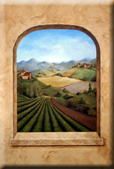 Tromp L'Oeil Tuscan Landscape 