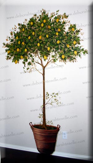 Painted Lemon Tree